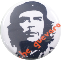 Che guevara button white